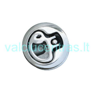 N. plieno įleidžiama pakėlimo rankena su užraktu